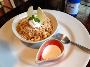 Apple Crisp at Witching Well