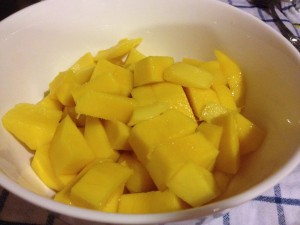 Fresh Mangos for the Mango Pie