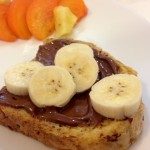 Delicious French Toast with Nutella and Bananas
