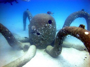 The Cement Octopus at Buoyancy World