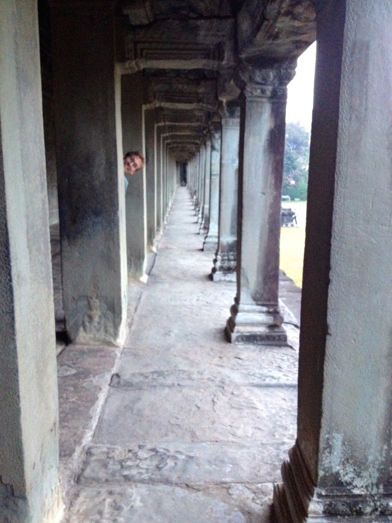 We visited Angkor Wat immediately after sunrise, and it was practically empty!
