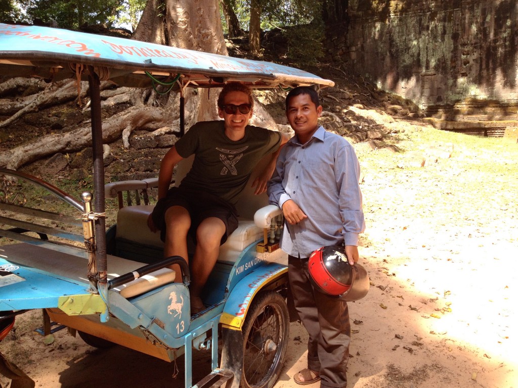 This is Mr. Kim, our Tuk Tuk Driver for 2 Days.