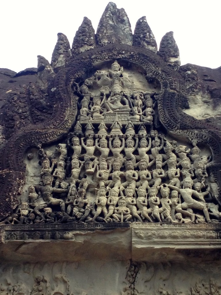 Intricate Carvings at Angkor Wat