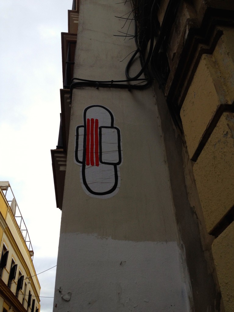A classic example of your typical "hot dog" graffiti in Sevilla.
