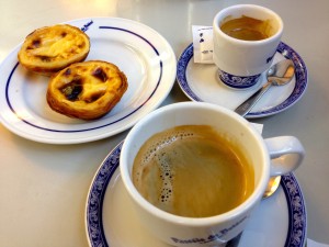 Coffee and pastries - yum.