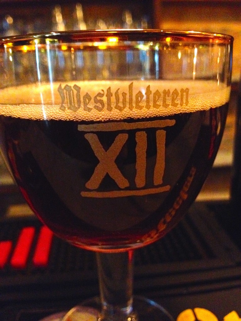 A glass of Westvleteren 12 in Rome.