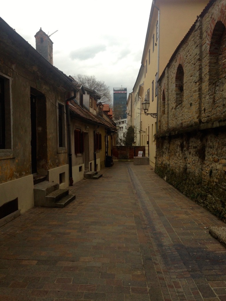 This used to be Zagreb’s red light district! (Prostitution is now illegal in Zagreb) Locals are quick to point out that the front balconies of these houses have great views of the town’s Cathedral.