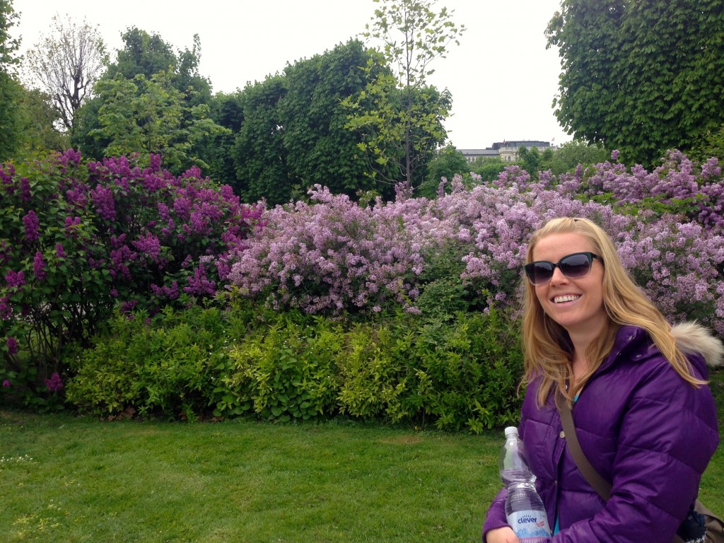 The lilacs smelled SO INCREDIBLE in this garden!