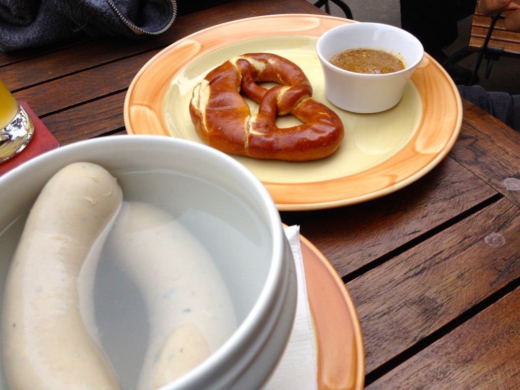 When in Vienna, eat sausages. We got a couple delicious sausages with a pretzel and the most amazing honey mustard I’ve ever had in my life.