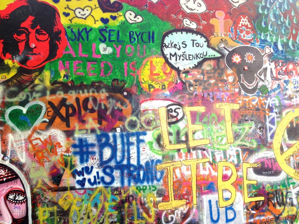 Prague's Lennon Wall.